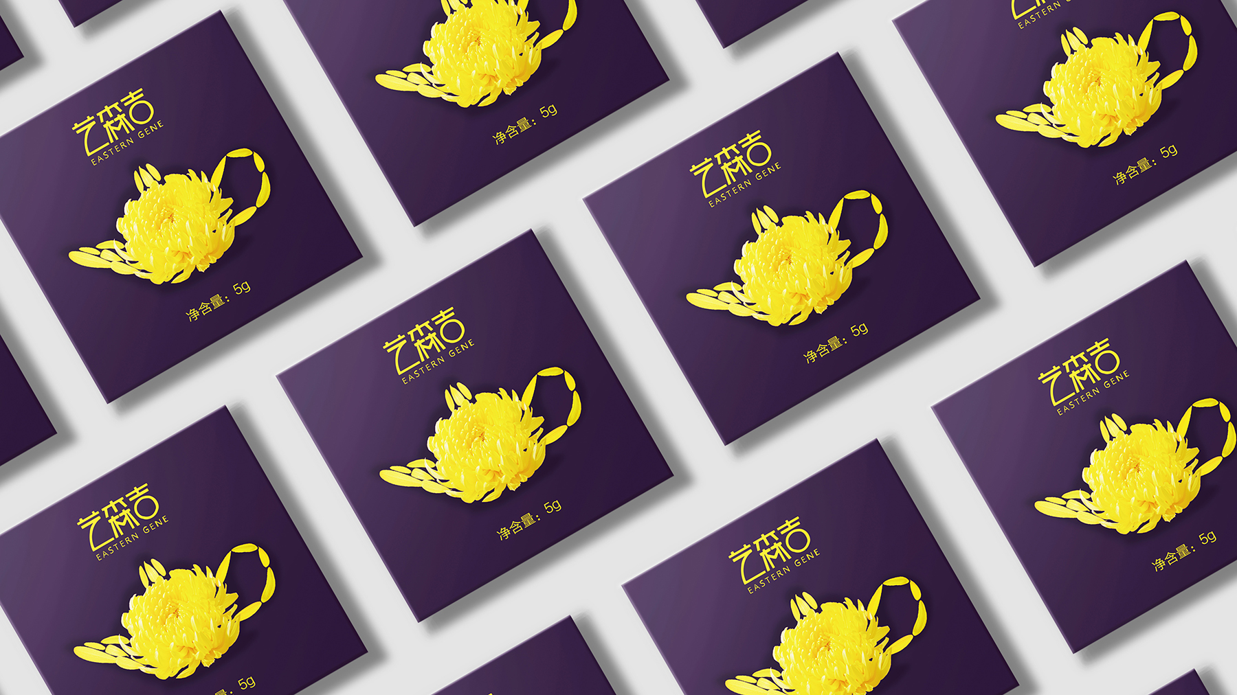 艺森吉-金丝皇菊花茶包装设计 花茶包装设计 第4张