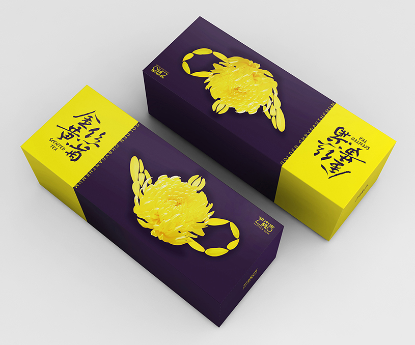 艺森吉-金丝皇菊花茶<strong>包装设计</strong>